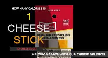 Cheese Sticks: Calories and Nutrition Facts