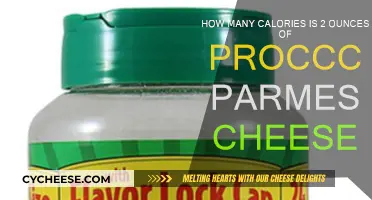 Parmesan Cheese: Calories in 2 Ounces