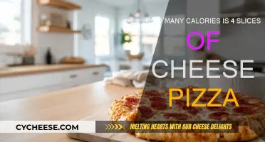 Cheese Pizza: Calories in Four Slices
