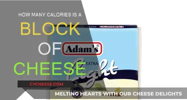 Cheese Blocks: How Many Calories Are There?