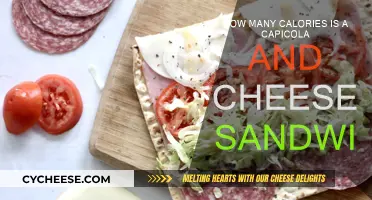 Capicola and Cheese Sandwich: Calories Unveiled