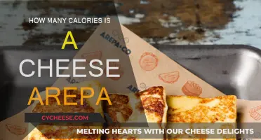 Cheese Arepa: A Calorie-Rich Treat