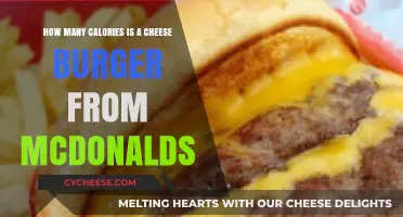 McDonald's Cheeseburger: Calories and Nutrition Facts
