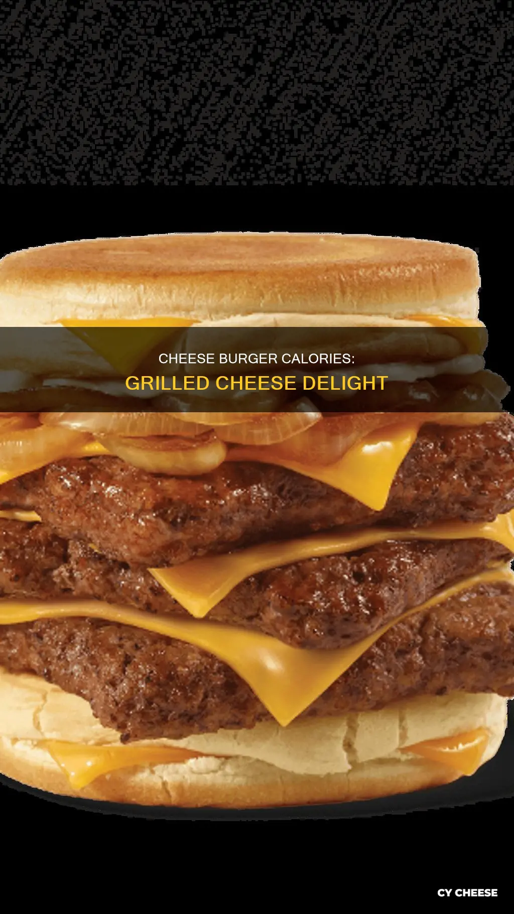 how many calories is a grilled cheese burger