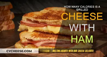Ultimate Grilled Cheese: Ham Calorie Count