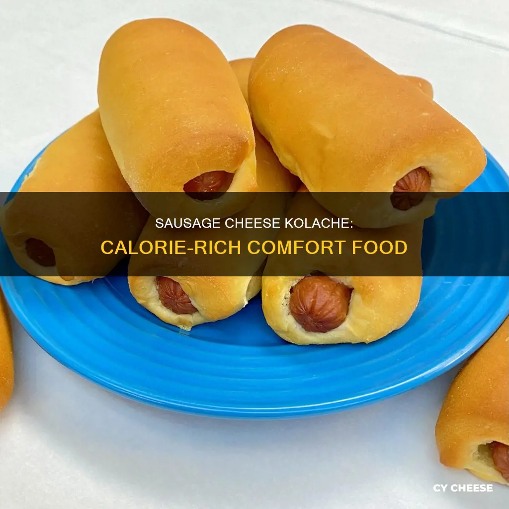 how many calories is a sausage cheese kolache have
