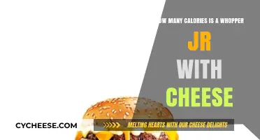 Whopper Jr With Cheese: Calorie Count Unveiled