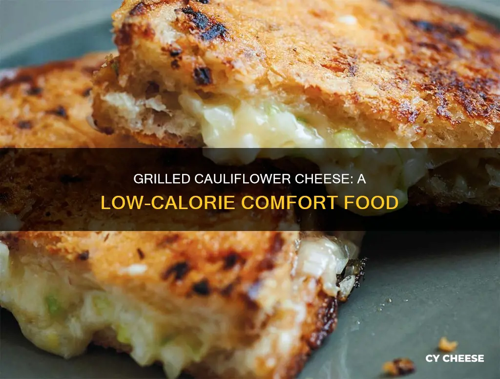 how many calories is cauliflower grilled cheese