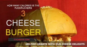 Cheesy Calories: Fuddruckers' 3-Cheese Burger Breakdown