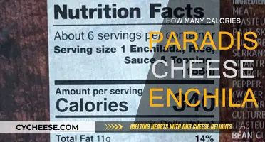 Cheese Enchilada Calories: Paradiso's Nutritional Breakdown