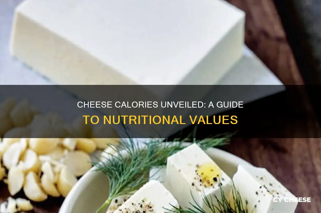 how many caloriesare in cheese