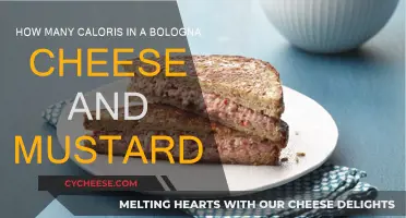 Calories in a Bologna, Cheese, and Mustard Sandwich