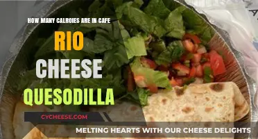 Cafe Rio Cheese Quesadilla Calorie Count: A Nutritional Breakdown