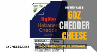 Cheddar Cheese Carb Count: 6 Ounces, How Many Carbs?