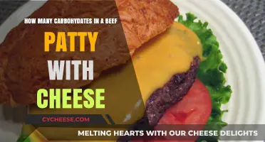 Carb Count in Beef Patty with Cheese: A Nutritional Breakdown