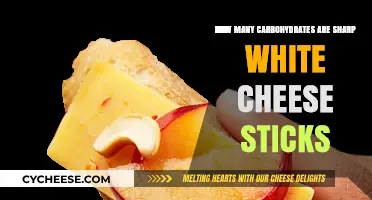 Sharp White Cheese Sticks: Carb Count and Nutritional Insights