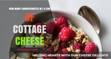 Carbohydrate Content in 1/4 Cup Cottage Cheese: A Quick Guide