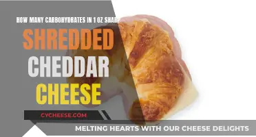 Shredded Sharp Cheddar: How Many Carbs in an Ounce?