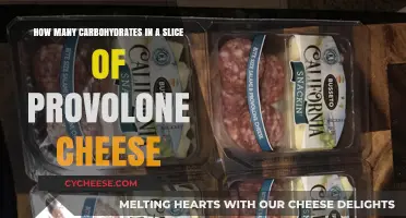 Carb Count in Provolone Cheese: A Slice's Carbohydrate Content
