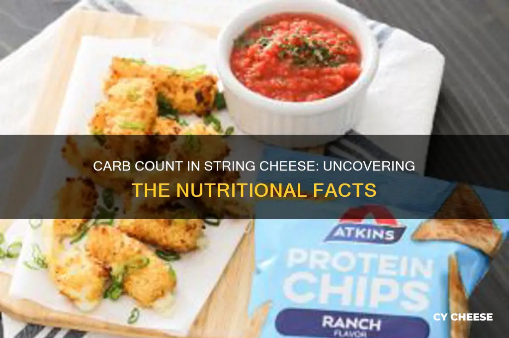 how many carbohydrates in a string cheese stick