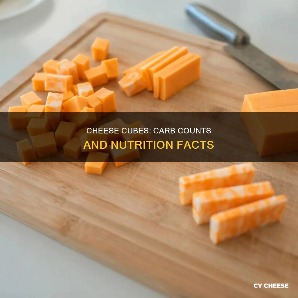 how many carbs are in 10 cheese cubes
