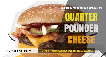 McDonald's Quarter Pounder: Carb Count and Nutrition Facts