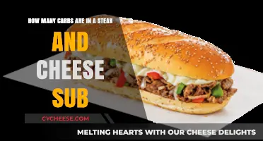 Steak and Cheese Sub: Carb Count and Nutrition Facts