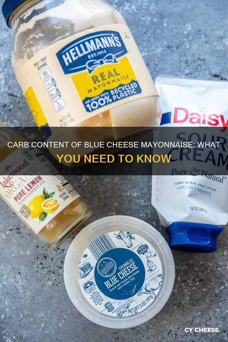 how many carbs are in blue cheese mayonnaise