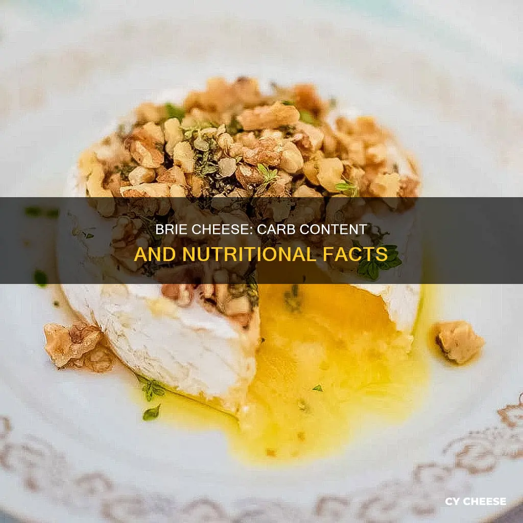 how many carbs are in brie cheese