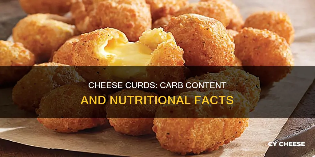 how many carbs are in cheese curds