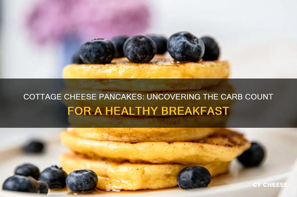 how many carbs are in cottage cheese pancakes