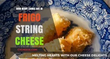 String Cheese Carb Count: Frigo's Nutrition Facts