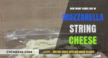String Cheese Carbs: How Many Carbs in Mozzarella?