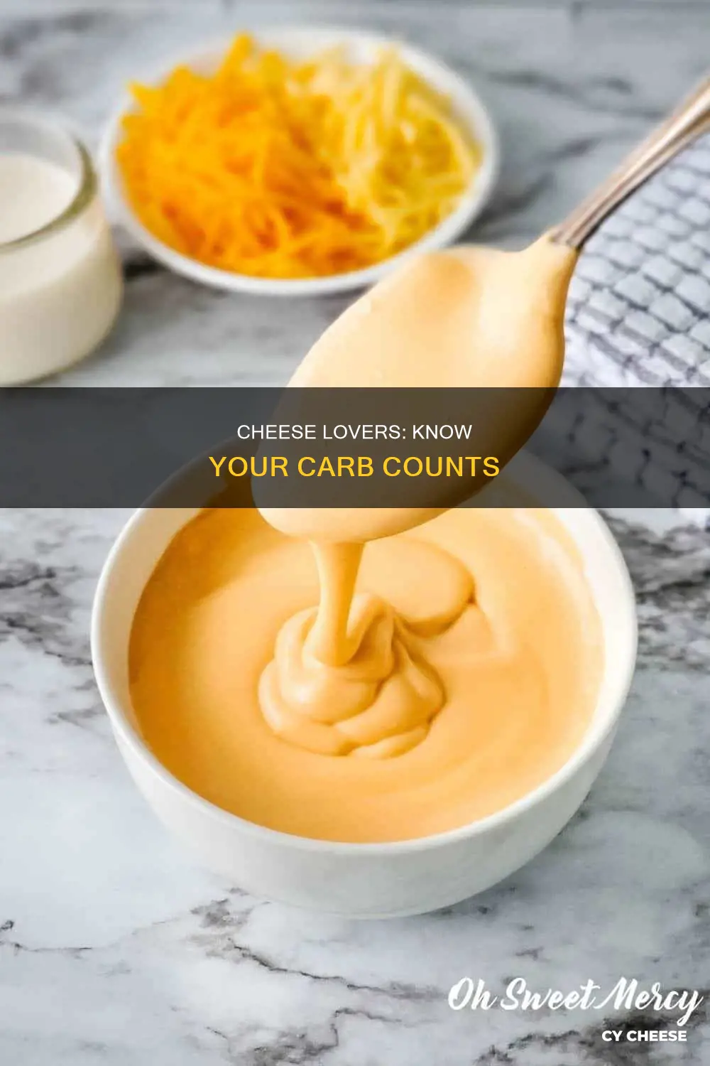 how many carbs are in processed cheese