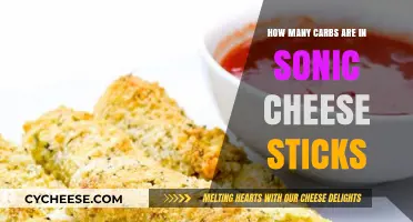 Cheese Sticks Carbs: Sonic's Secret