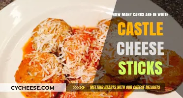 Cheese Sticks Carbs: White Castle's Nutritional Breakdown