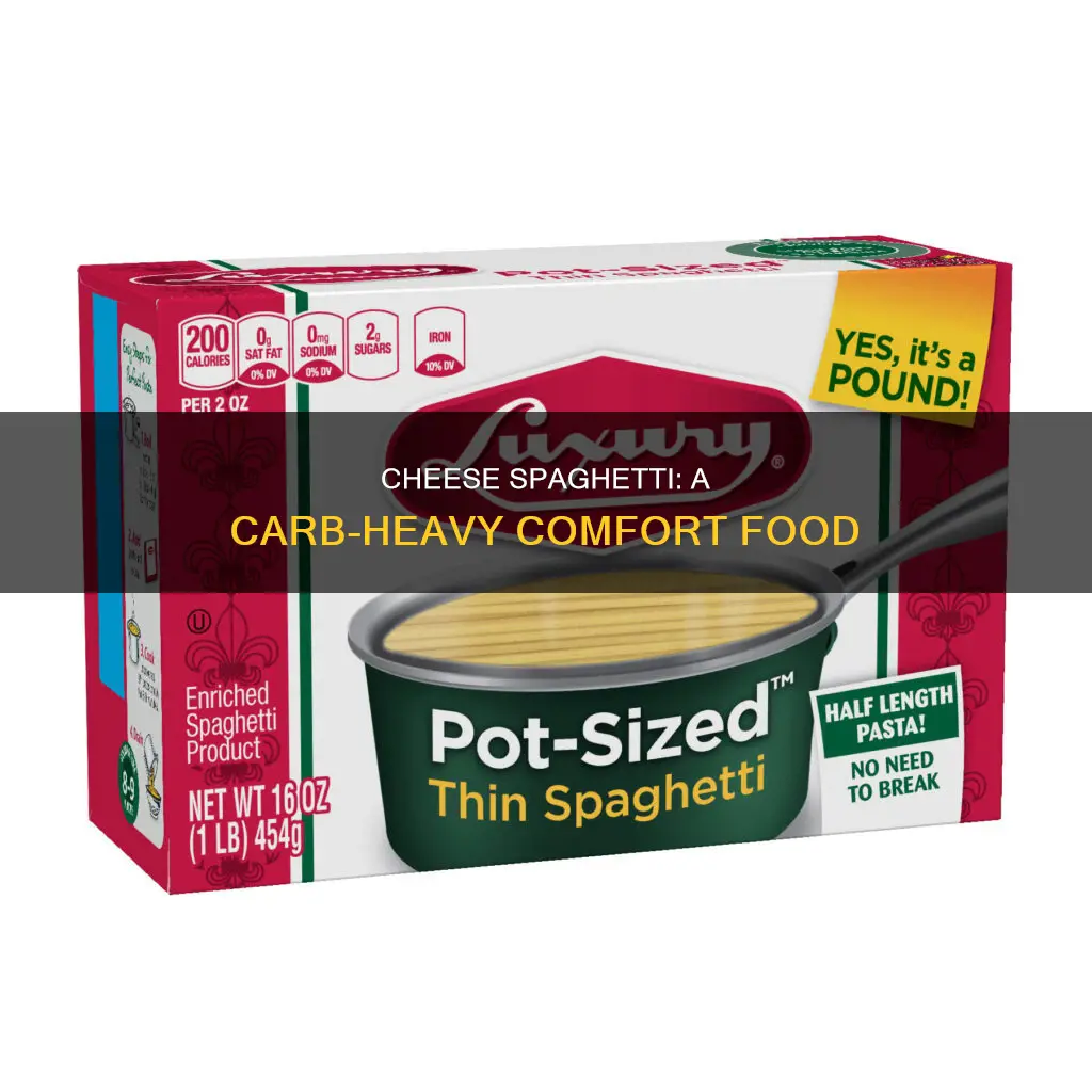 how many carbs do spaghetti with cheese have