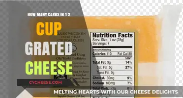 Cheese Gratings: Carb Counts and Nutrition Facts