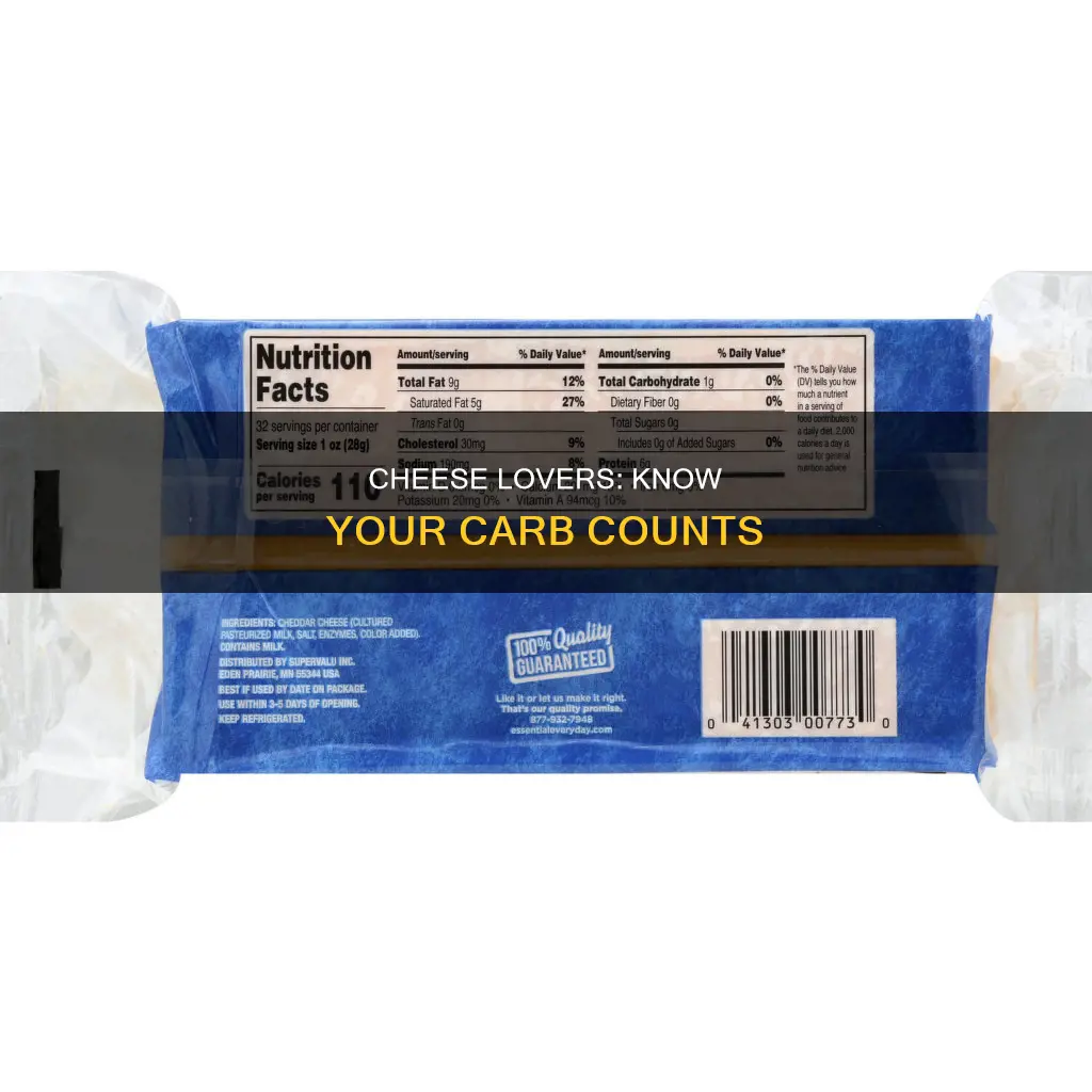 how many carbs in 1 cup of shredded cheese