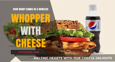 Whopper Without the Bun: Carbs and Cheese