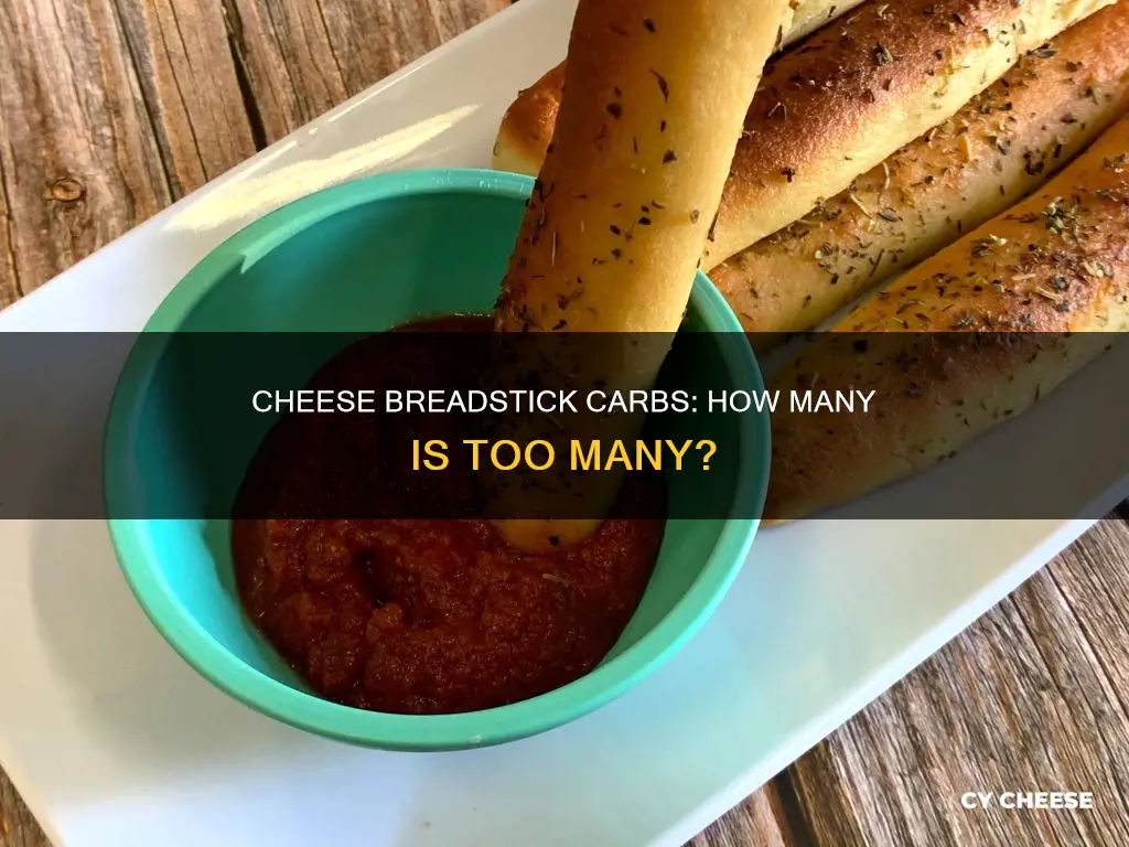 how many carbs in a cheese breadstick