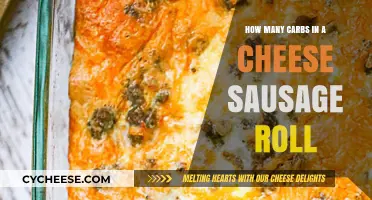 Cheese Sausage Roll: Carb Count and Nutrition Facts