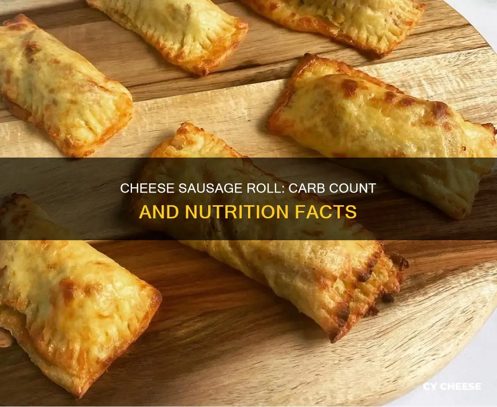 how many carbs in a cheese sausage roll