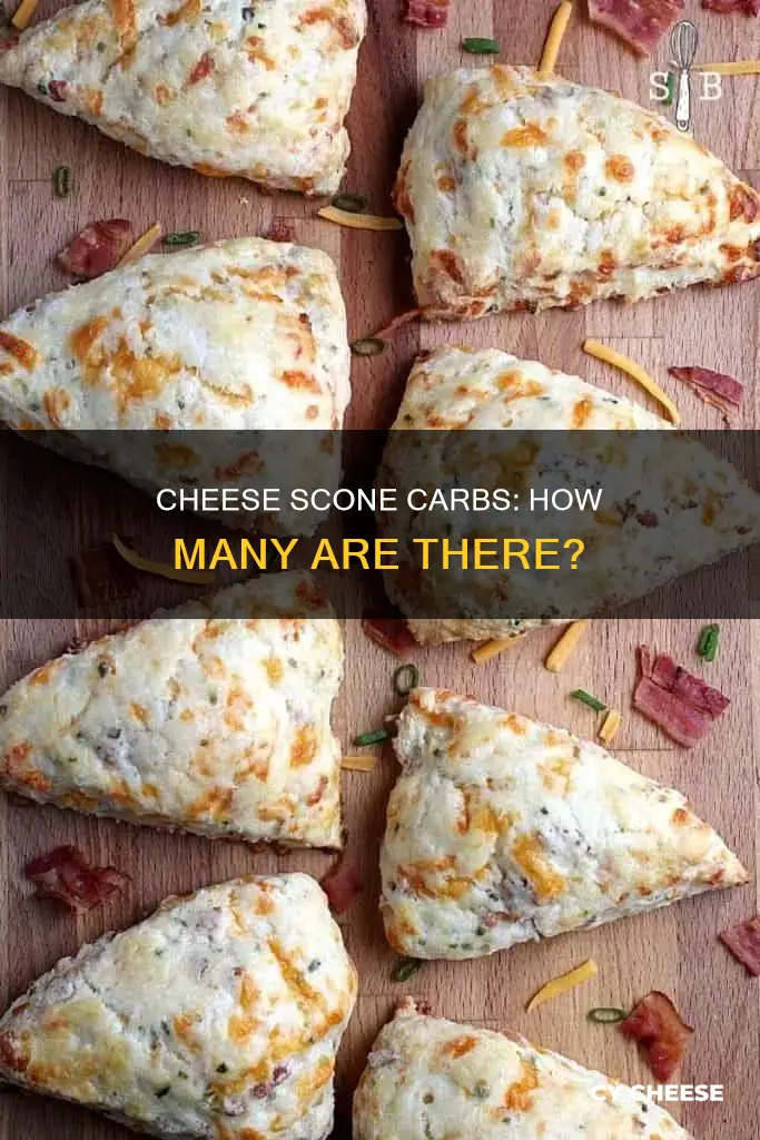 how many carbs in a cheese scone