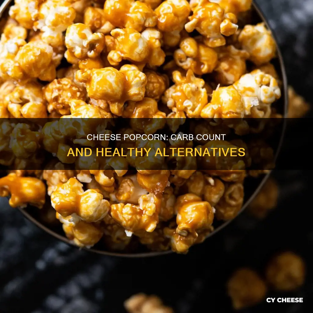 how many carbs in a cup of cheese popcorn