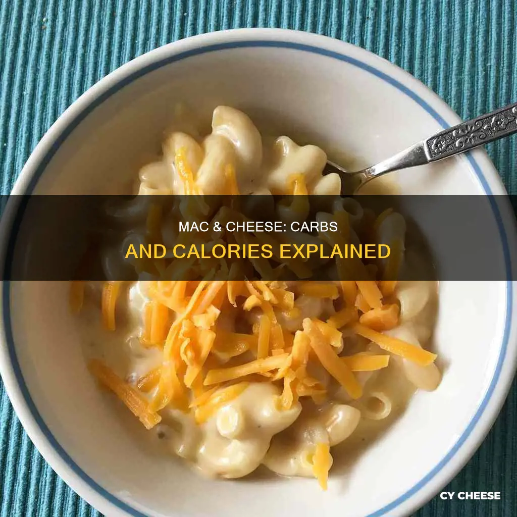 how many carbs in a cup of macaroni and cheese