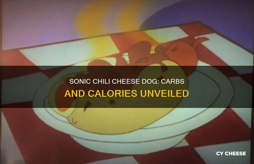 how many carbs in a sonic chili cheese dog