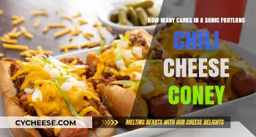 Sonic Footlong Coney: Carbs, Cheese, and Chili
