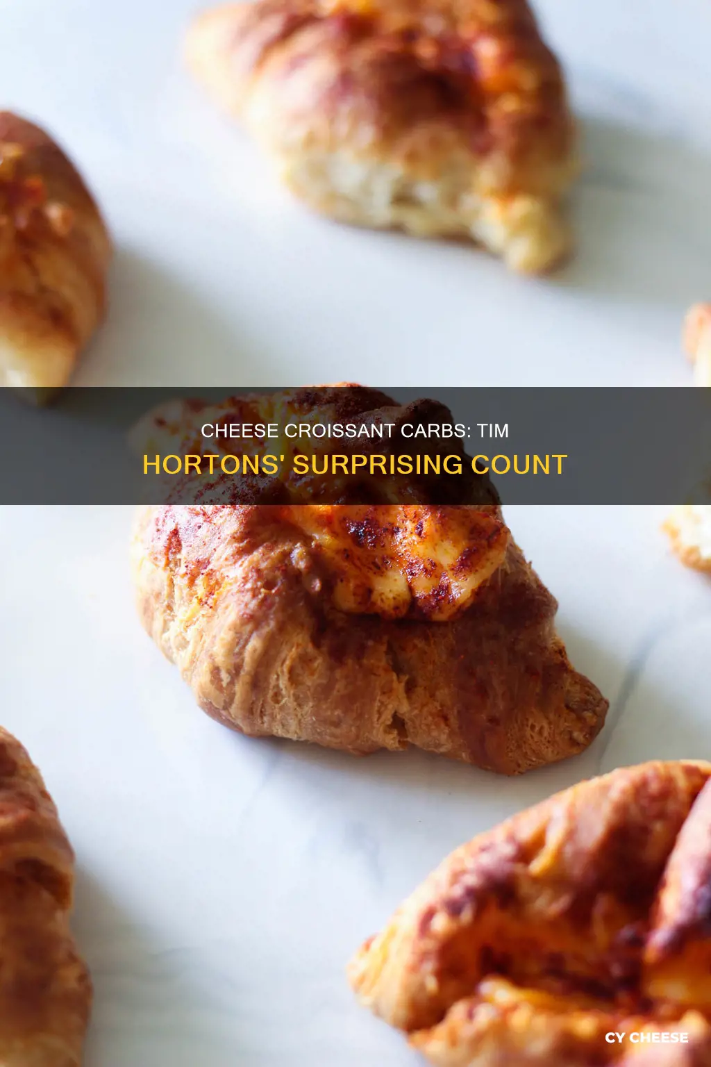 how many carbs in a tim hortons cheese croissant