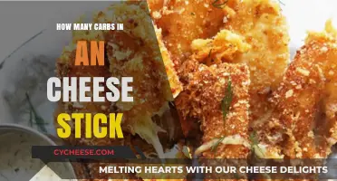 Cheese Sticks: Carb Counts and Nutrition Facts